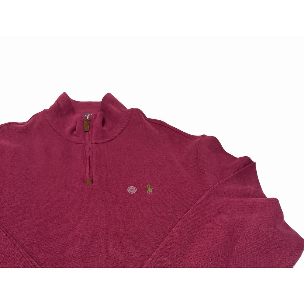 POLO RALPH LAUREN Men's XXL Estate Rib Pullover Half Zip Sweater Shirt NWT